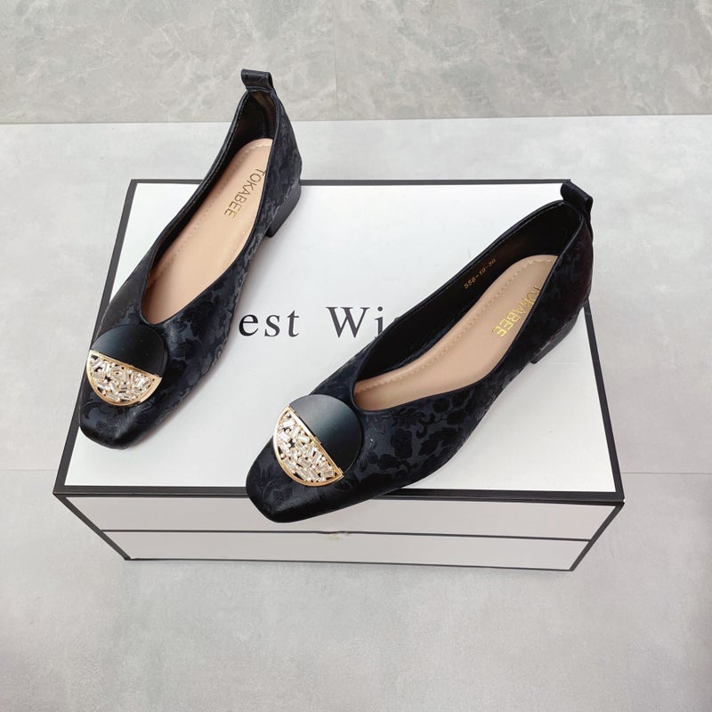 2024 Autumn New Pointed Shallow High-Heeled All-Match Fashion Single-Layer Shoes Autumn - Image 3